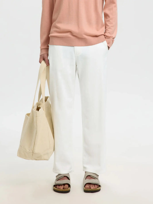 Pantalone - SLH220-LOOSE BRODY LINEN BLD PANT NOOS