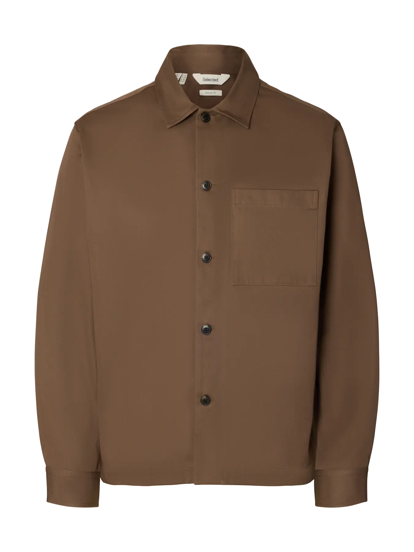 SLHTATE HEAVY TWILL OVERSHIRT LS