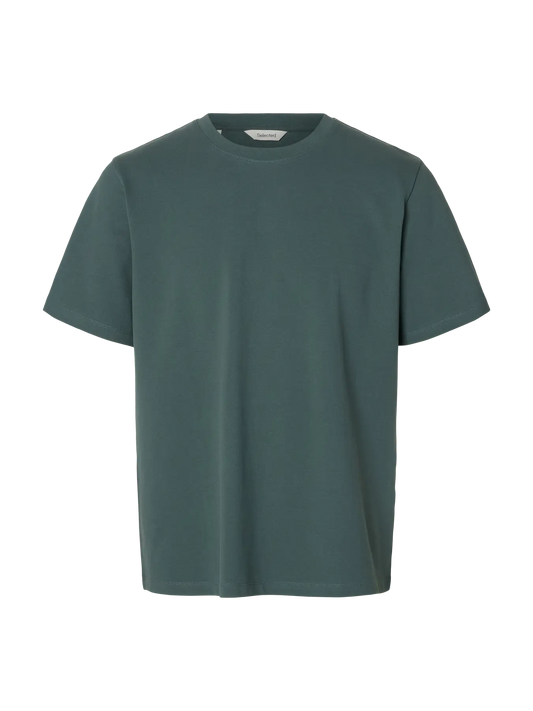 T-shirt SLMATLAS SS O-NECK TEE NOOS Balsam Green