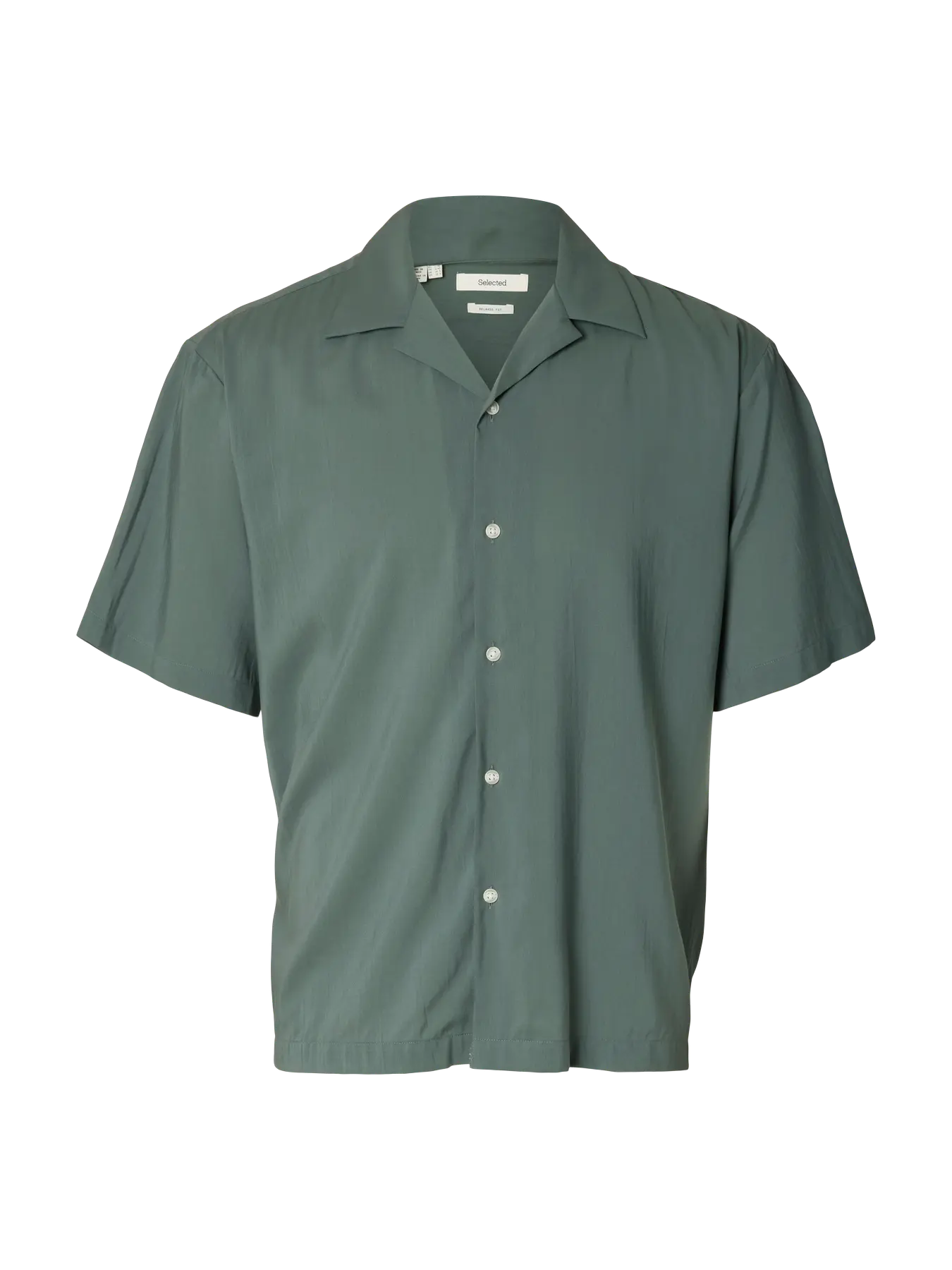Camicia SLMCASPER-AIR RLX MIX SS SHIRT Balsam Green