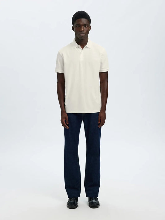Polo SLMFAVE BUTTON SS POLO NOOS Cloud Dancer