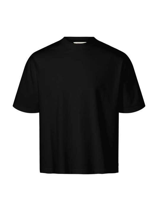 T-shirt SLMRELAXASPEN 2-PLY SS O-NECK NOOS Black
