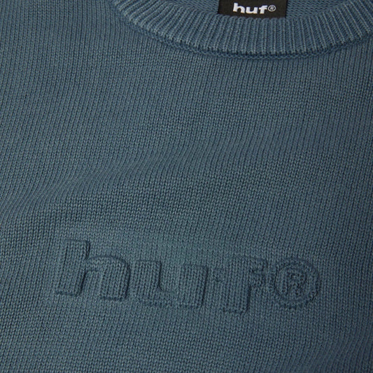 Maglione PACIFIC WASH EMBOSSED CREWNECK SWEATER