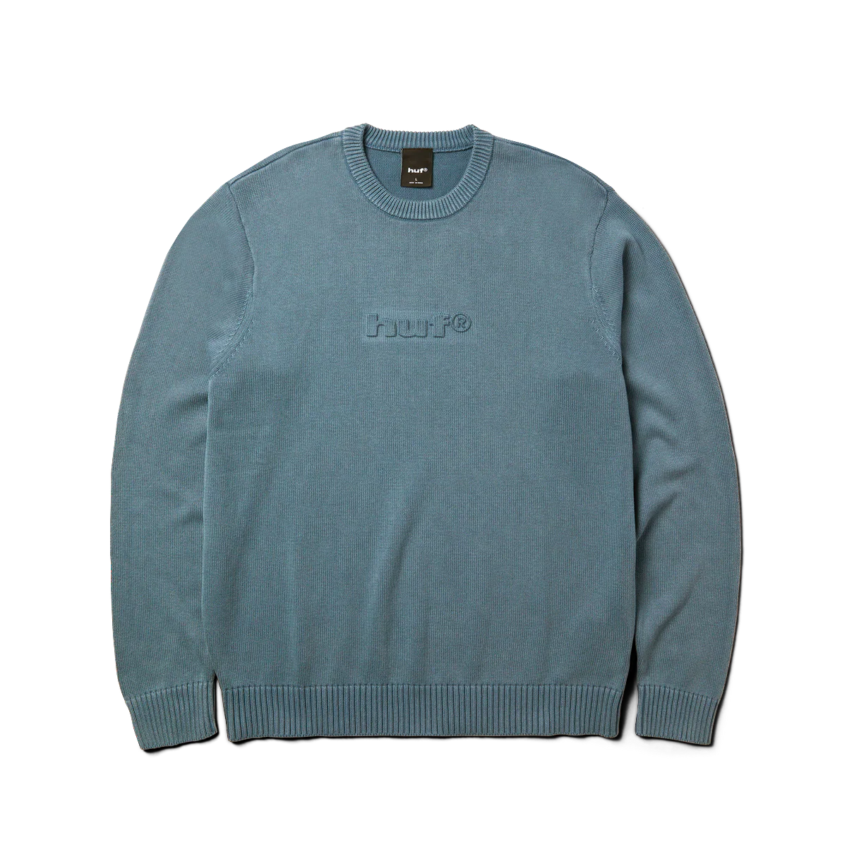 Maglione PACIFIC WASH EMBOSSED CREWNECK SWEATER