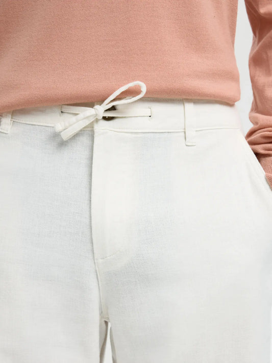 Pantalone - SLH220-LOOSE BRODY LINEN BLD PANT NOOS