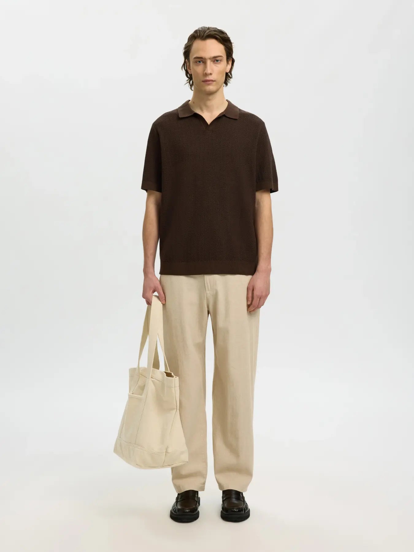 Pantalone - SLH220-LOOSE BRODY LINEN BLD PANT NOOS