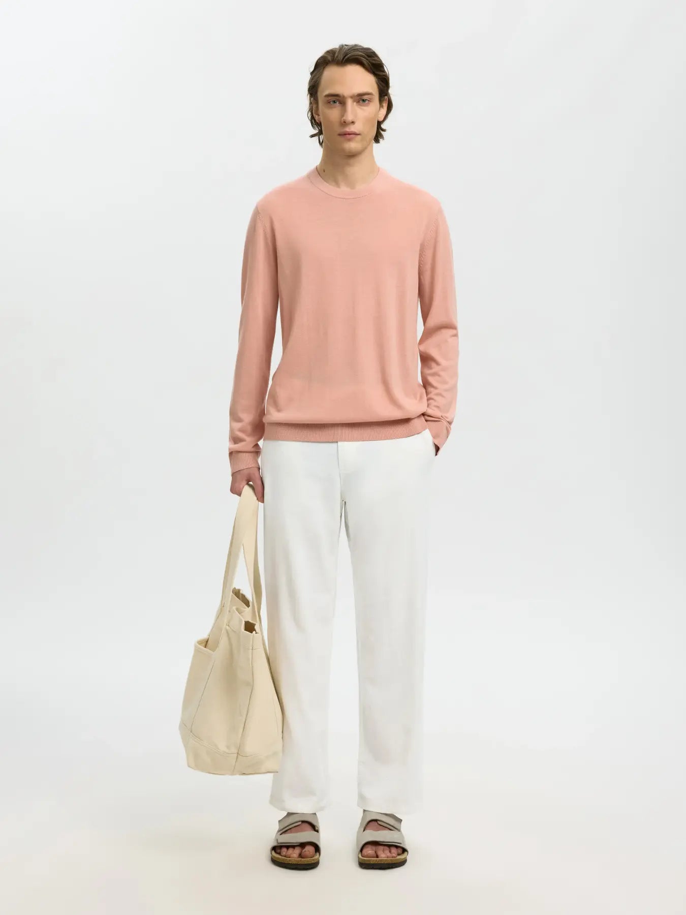 Pantalone - SLH220-LOOSE BRODY LINEN BLD PANT NOOS
