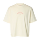 T-shirt SLHBOXYLIAM SS O-NECK TEE HOTEL AMOUR Egret