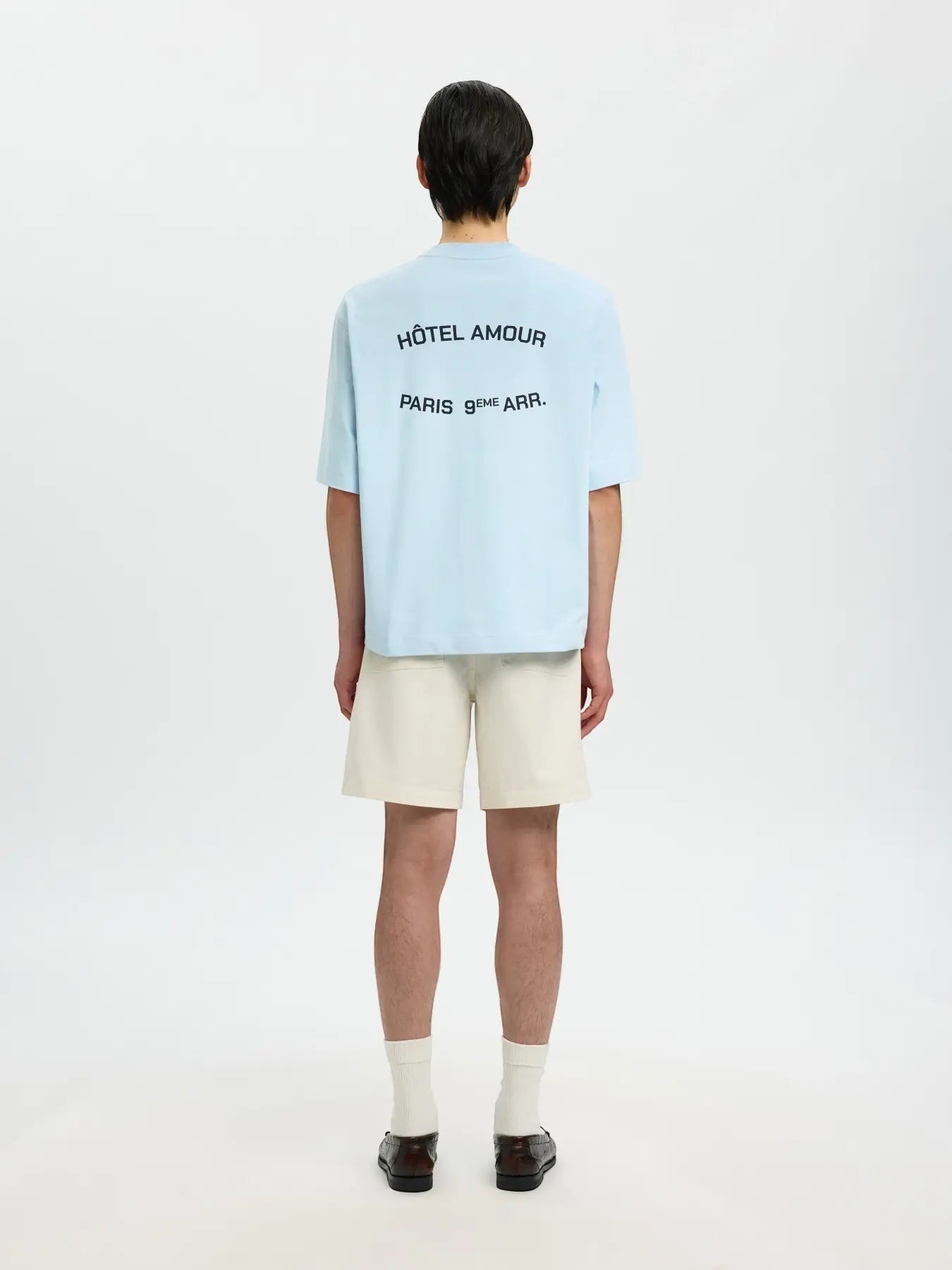 T-shirt SLHBOXYLIAM SS O-NECK TEE HOTEL AMOUR Skyway