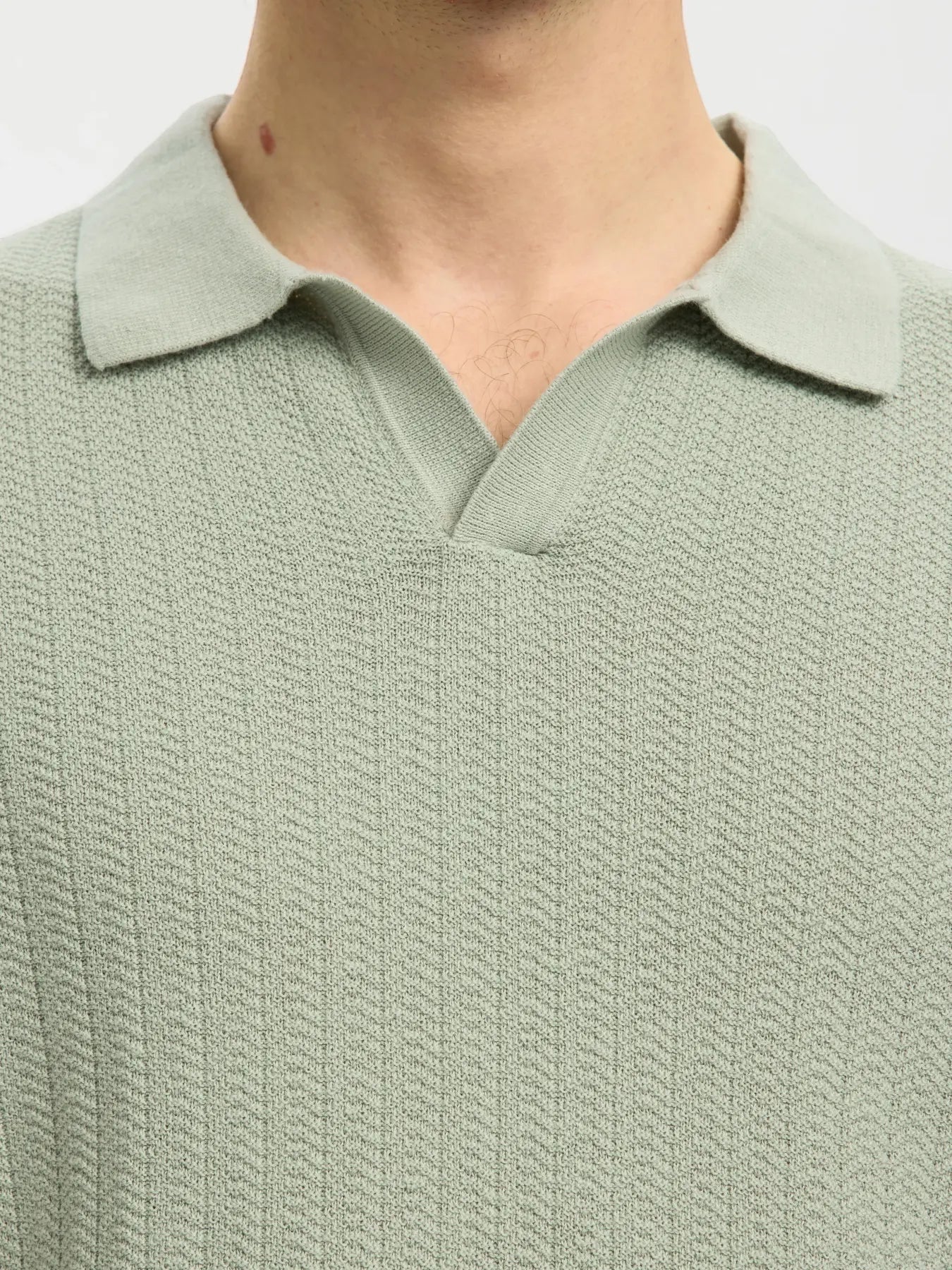 Polo - SLHMATTIS SS LINEN BLEND STRUC POLO NOOS