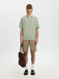 Polo - SLHMATTIS SS LINEN BLEND STRUC POLO NOOS