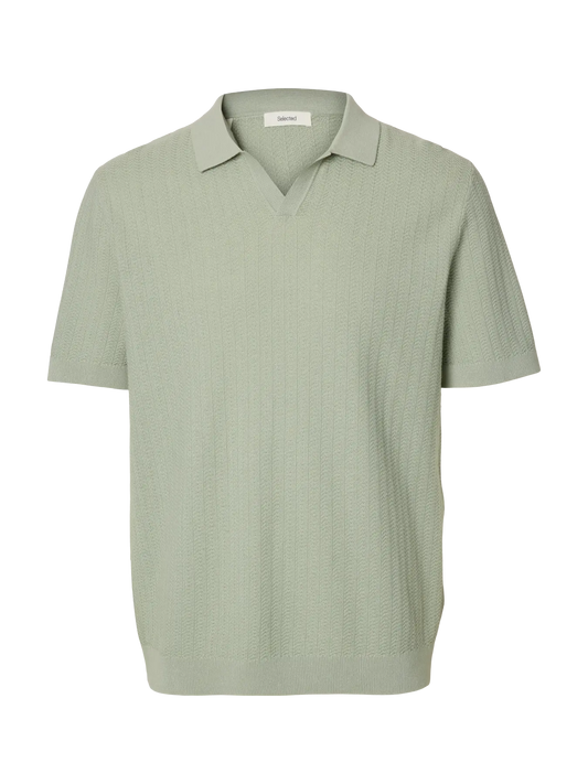Polo - SLHMATTIS SS LINEN BLEND STRUC POLO NOOS