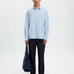 Camicia SLHRLXBEN STRIPE LS SHIRT Della Robbia Blue Stripes