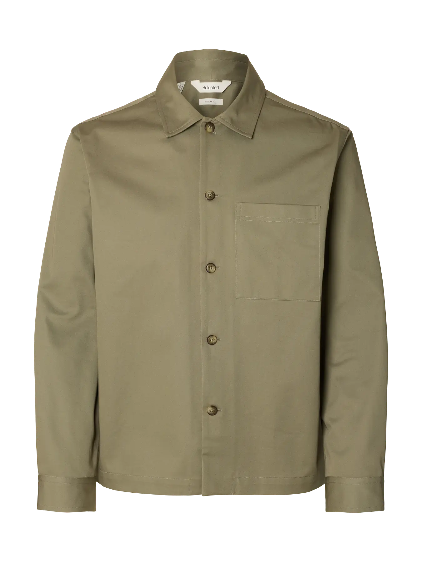 SLHTATE HEAVY TWILL OVERSHIRT LS