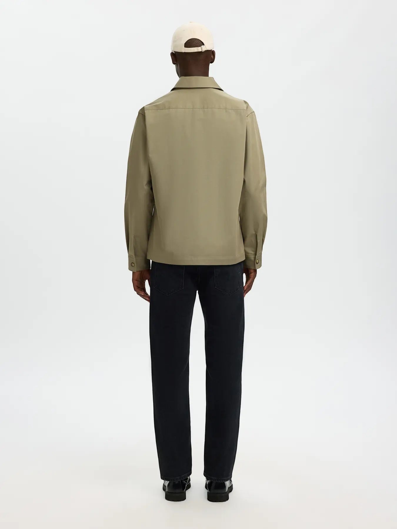SLHTATE HEAVY TWILL OVERSHIRT LS