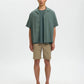 Camicia SLMCASPER-AIR RLX MIX SS SHIRT Balsam Green