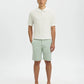 Polo SLMCRAN SS KNIT STRUCTURE ZIP POLO NOOS Egret