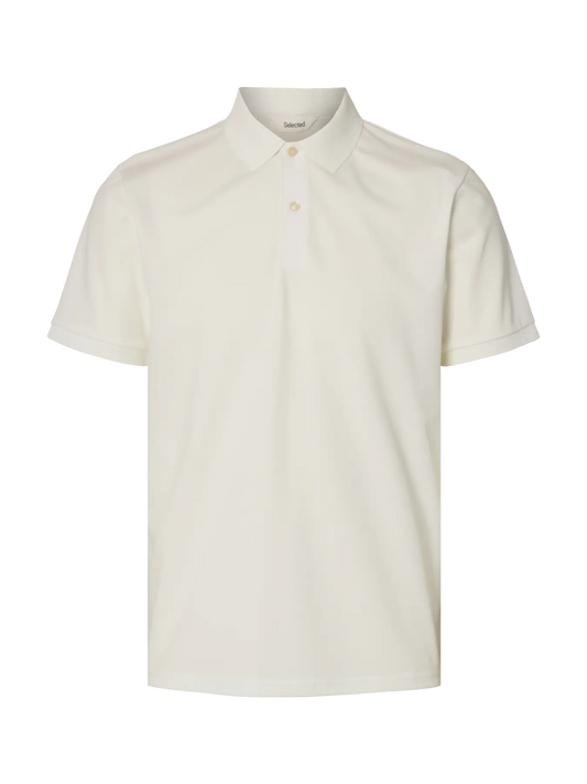 Polo SLMFAVE BUTTON SS POLO NOOS Cloud Dancer