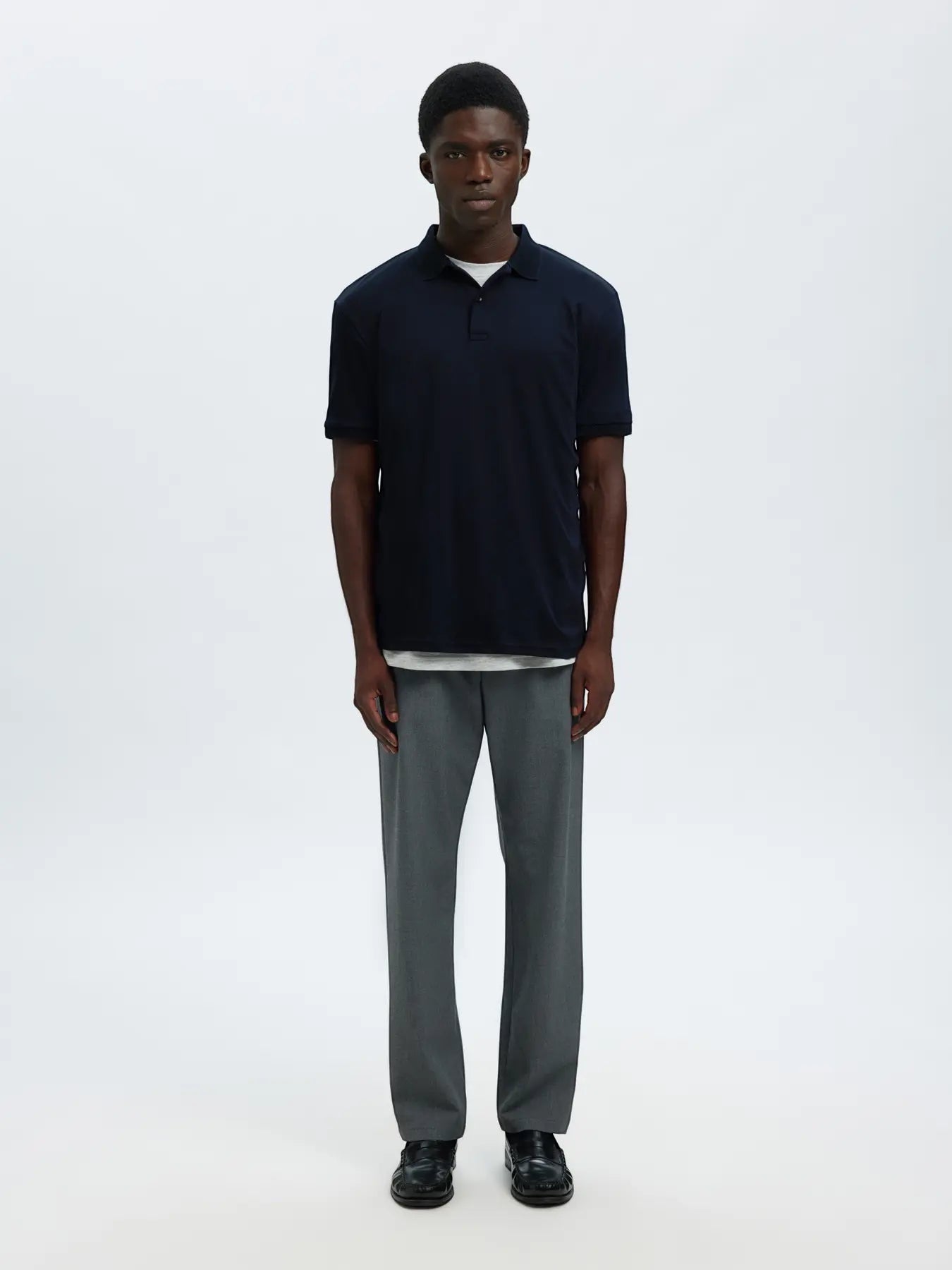 Polo SLMFAVE BUTTON SS POLO NOOS Sky Captain