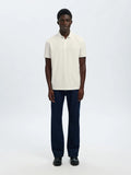 Polo SLMFAVE BUTTON SS POLO NOOS Cloud Dancer