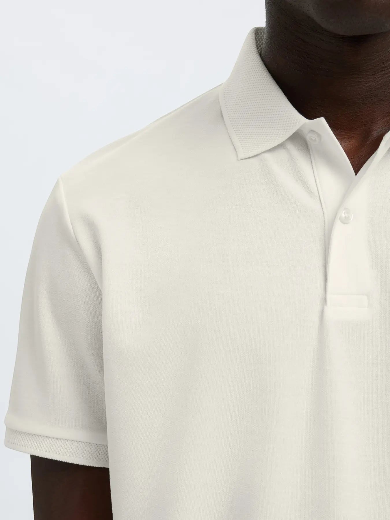 Polo SLMFAVE BUTTON SS POLO NOOS Cloud Dancer