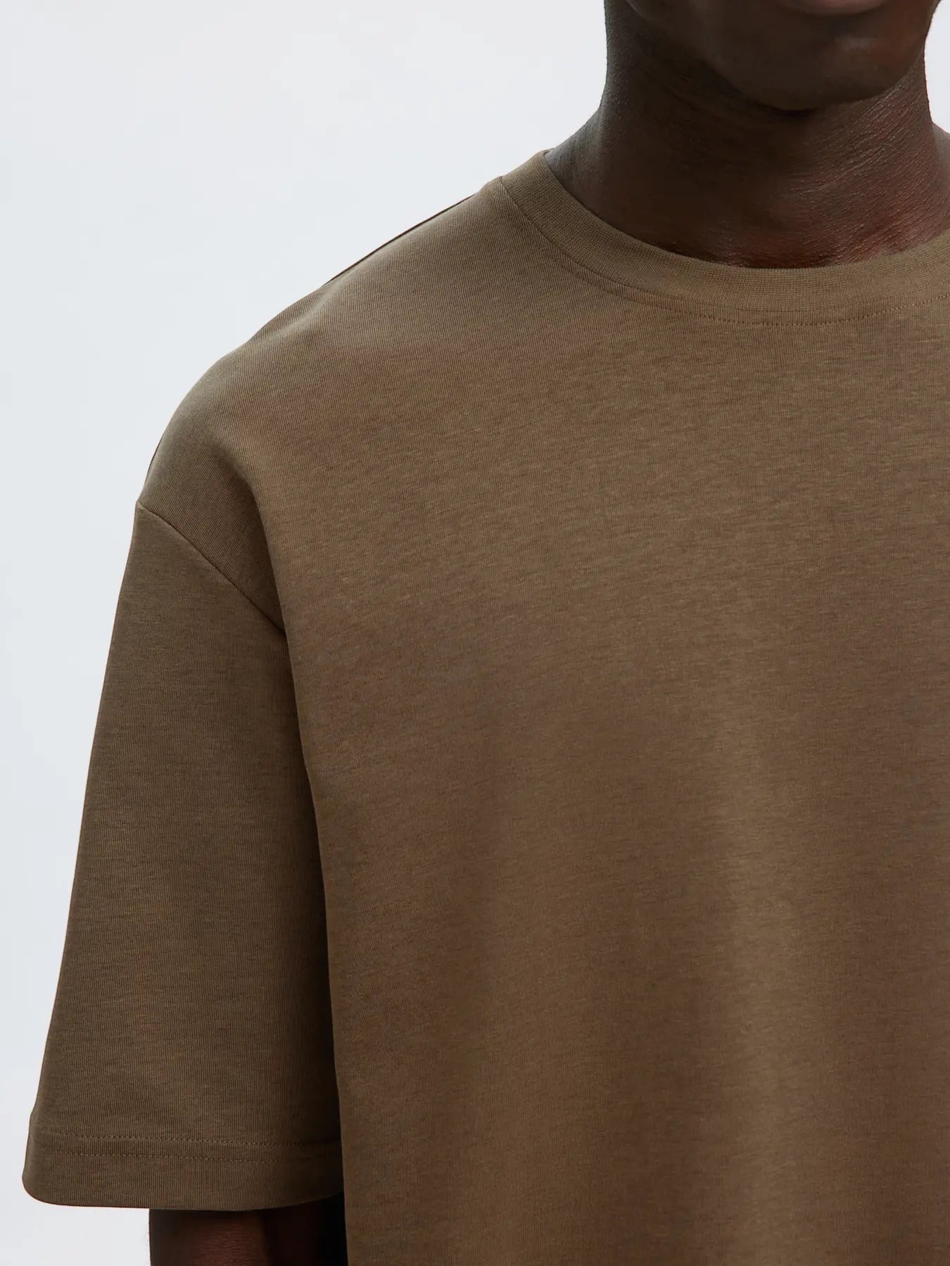 T-shirt SLMLOOSEOSCAR SS O-NECK TEE NOOS Chocolate Chip
