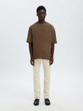 T-shirt SLMLOOSEOSCAR SS O-NECK TEE NOOS Chocolate Chip