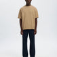 T-shirt SLMLOOSEOSCAR SS O-NECK TEE NOOS Savannah Tan