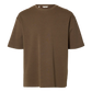 T-shirt SLMLOOSEOSCAR SS O-NECK TEE NOOS Chocolate Chip