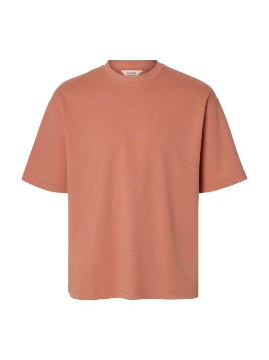 T-shirt SLMLOOSEOSCAR SS O-NECK TEE NOOS Rose Dawn