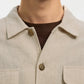 Coordinato - SLMOTTO LEROY LINEN BLEND OVERSHIRT NOOS