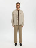 Coordinato - SLMOTTO LEROY LINEN BLEND OVERSHIRT NOOS