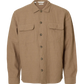 Coordinato - SLMOTTO LEROY LINEN BLEND OVERSHIRT NOOS