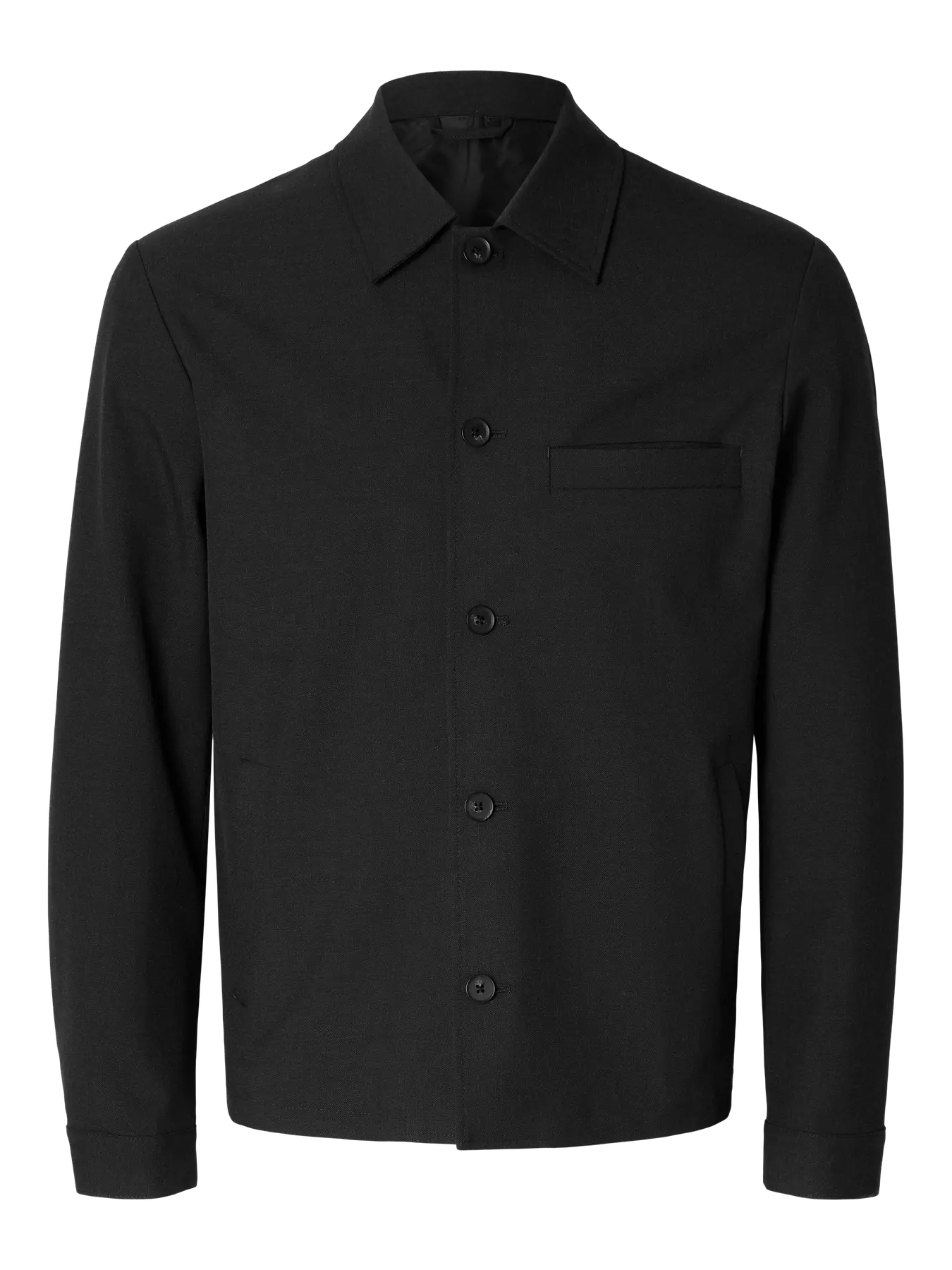 Coordinato SLMREG-ROBERT OVERSHIRT NOOS Black