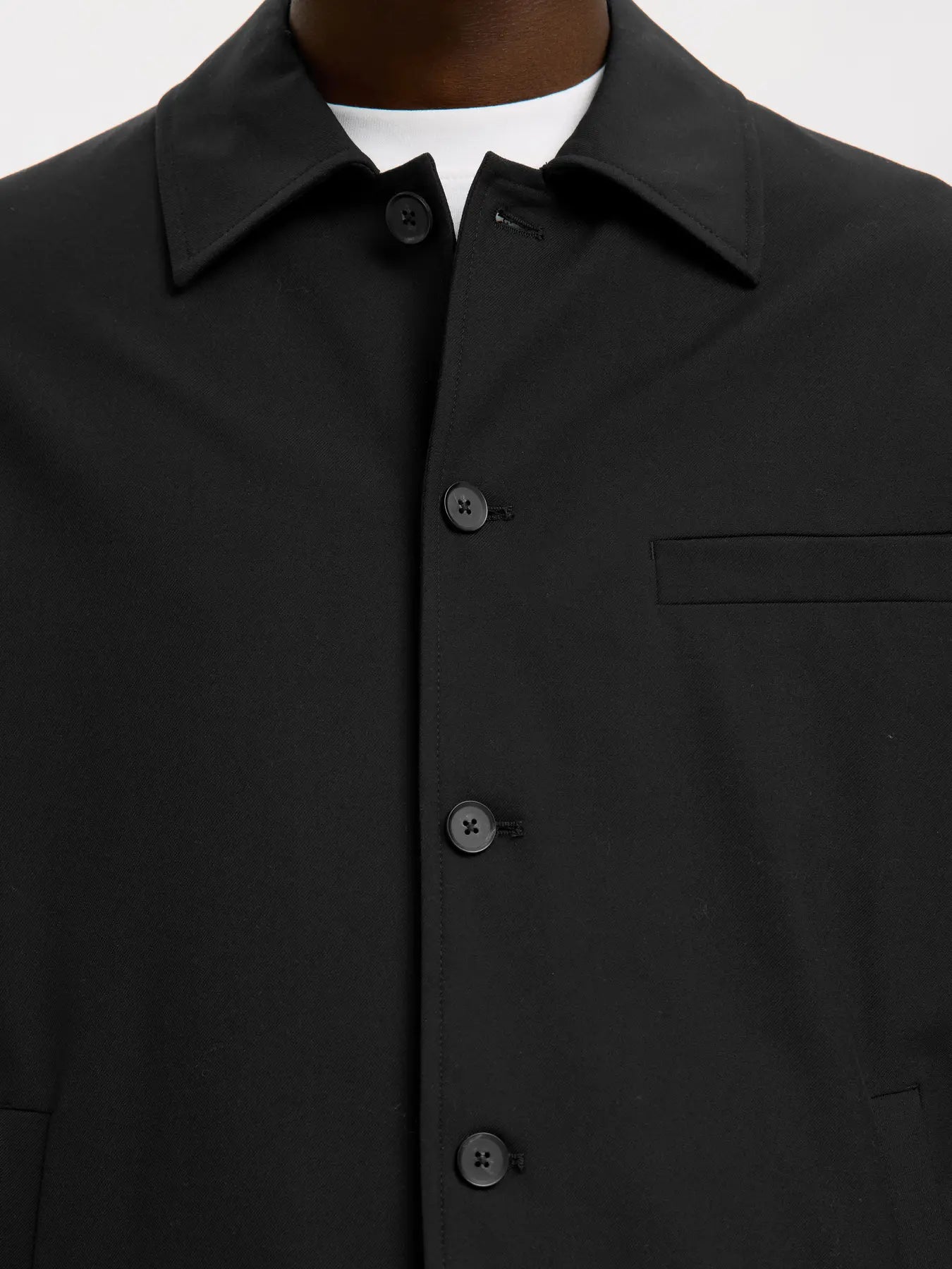 Coordinato SLMREG-ROBERT OVERSHIRT NOOS Black