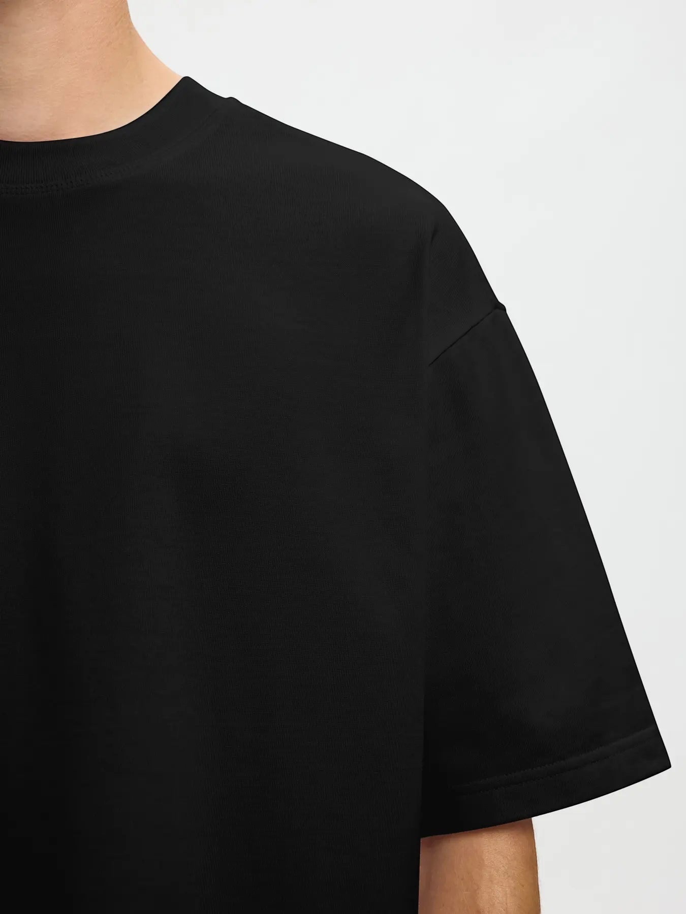 T-shirt SLMRELAXASPEN 2-PLY SS O-NECK NOOS Black