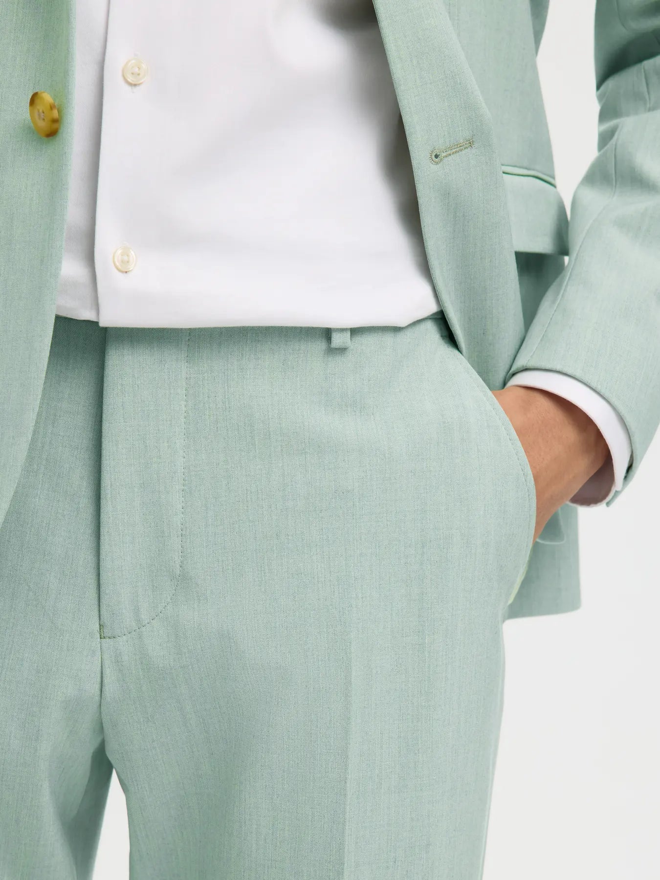 Abito - SLMSLIM-LIAM BLZ TRS FLEX NOOS Aqua Gray