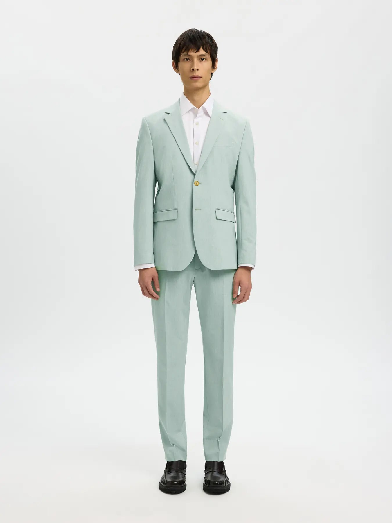 Abito - SLMSLIM-LIAM BLZ TRS FLEX NOOS Aqua Gray