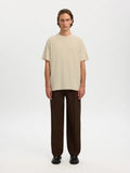 T-shirt - SLMSPENCER RIB SS O-NECK TEE NOOS