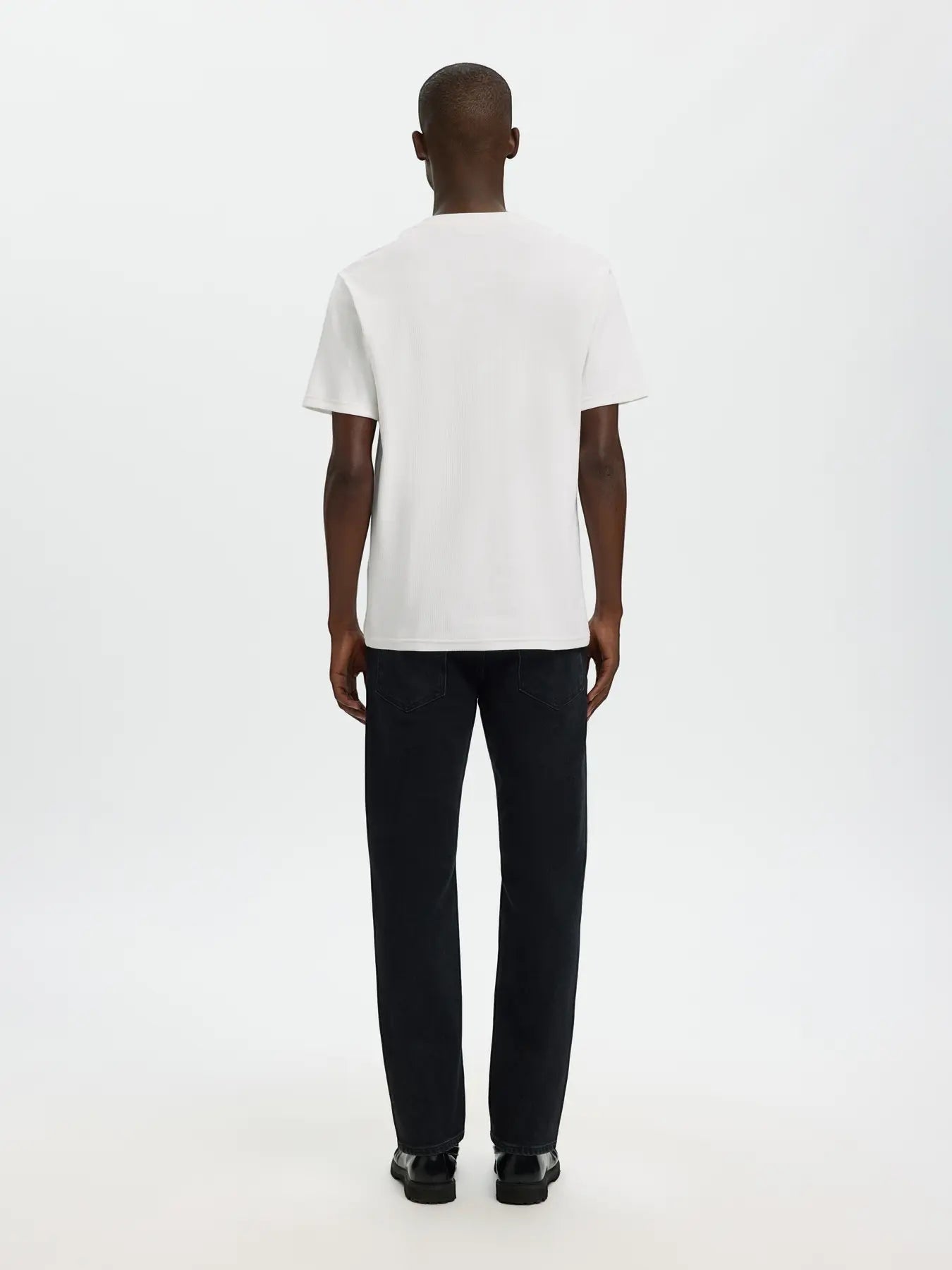 T-shirt - SLMSPENCER RIB SS O-NECK TEE NOOS