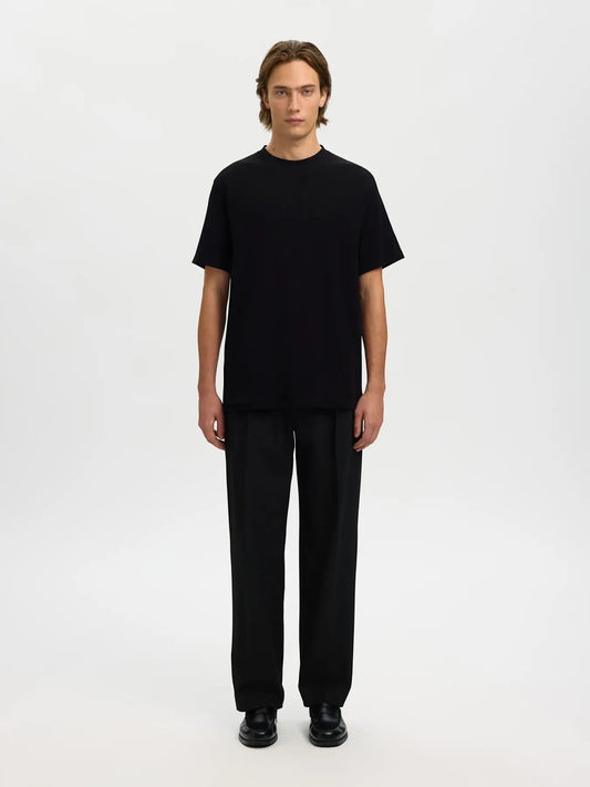 T-shirt - SLMSPENCER RIB SS O-NECK TEE NOOS