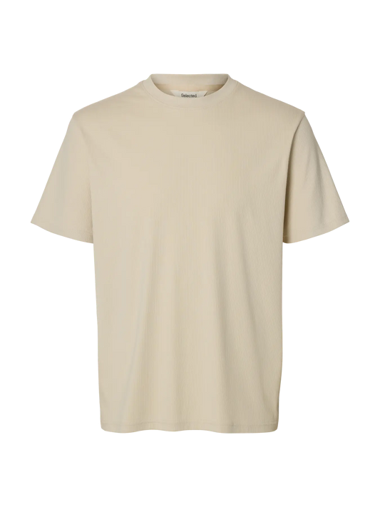 T-shirt - SLMSPENCER RIB SS O-NECK TEE NOOS