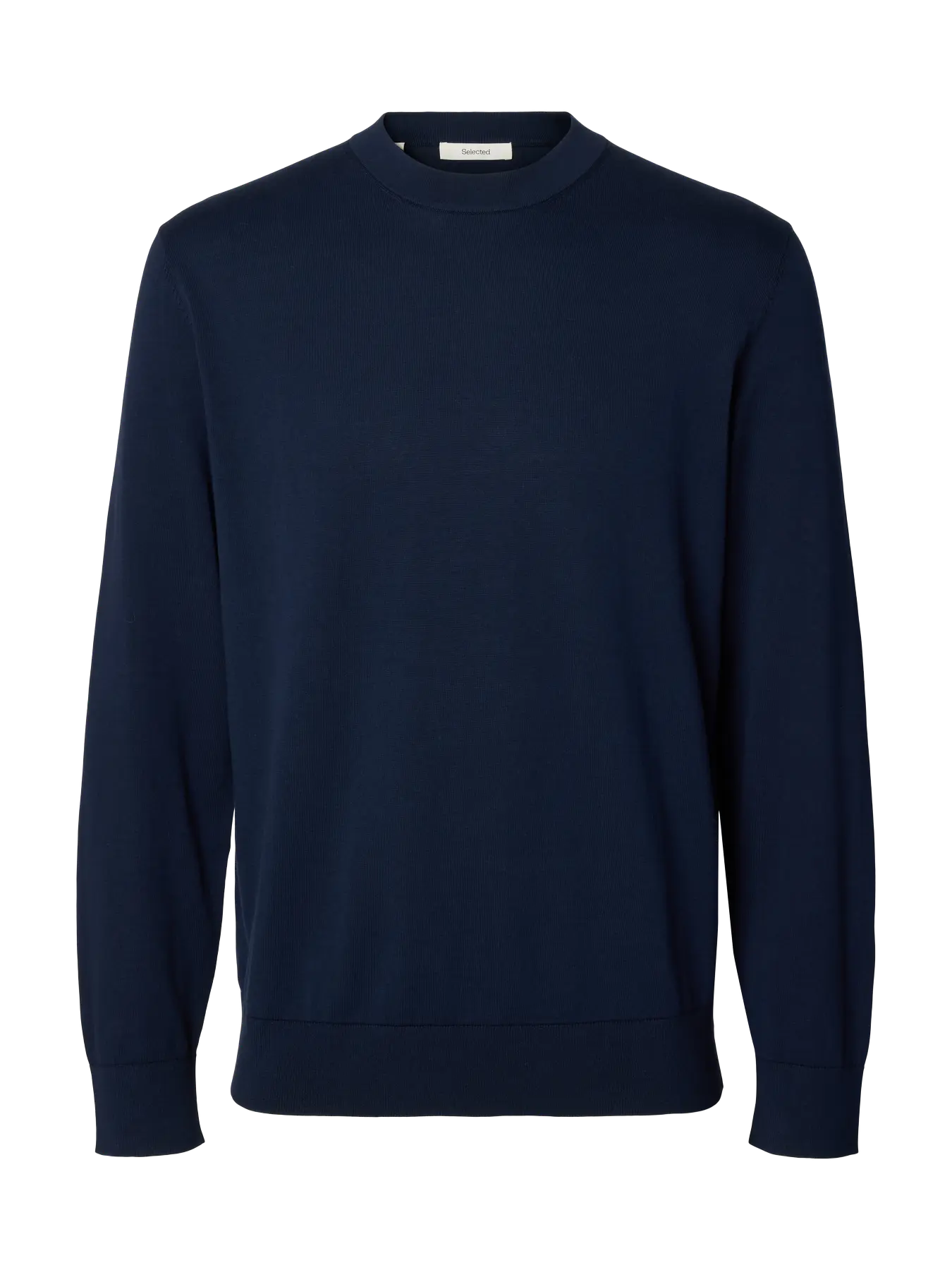 Pullover a maglia SLMTORINO LS KNIT CREW NECK NOOS Navy Blazer