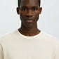 T-shirt SLMTORINO SS KNIT CREW NECK NOOS Egret