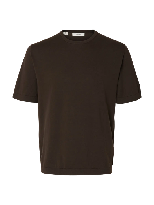 T-shirt SLMTORINO SS KNIT CREW NECK NOOS Delicioso