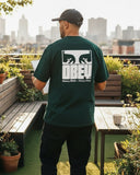 Manuel Store black 100% cotton heavyweight t-shirt with OBEY graphic print on back.