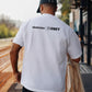Manuel Store white 100% cotton classic fit t-shirt with Skateistan and OBEY graphic print on front and back.